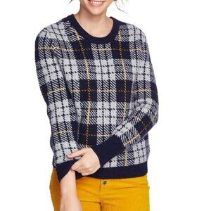 COURT AND ROWE Cozy Bouclé Plaid Sweater